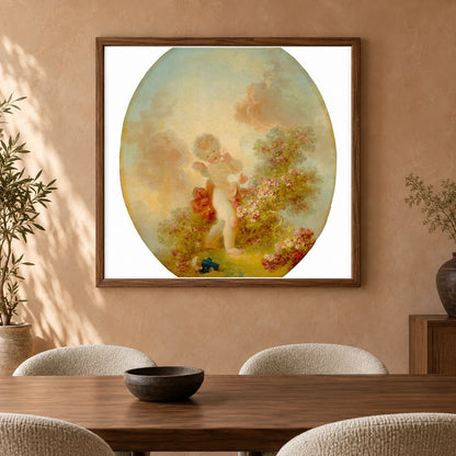 Love The Sentinel 1947.2.2 — Famous Paintings shown in a styled interior