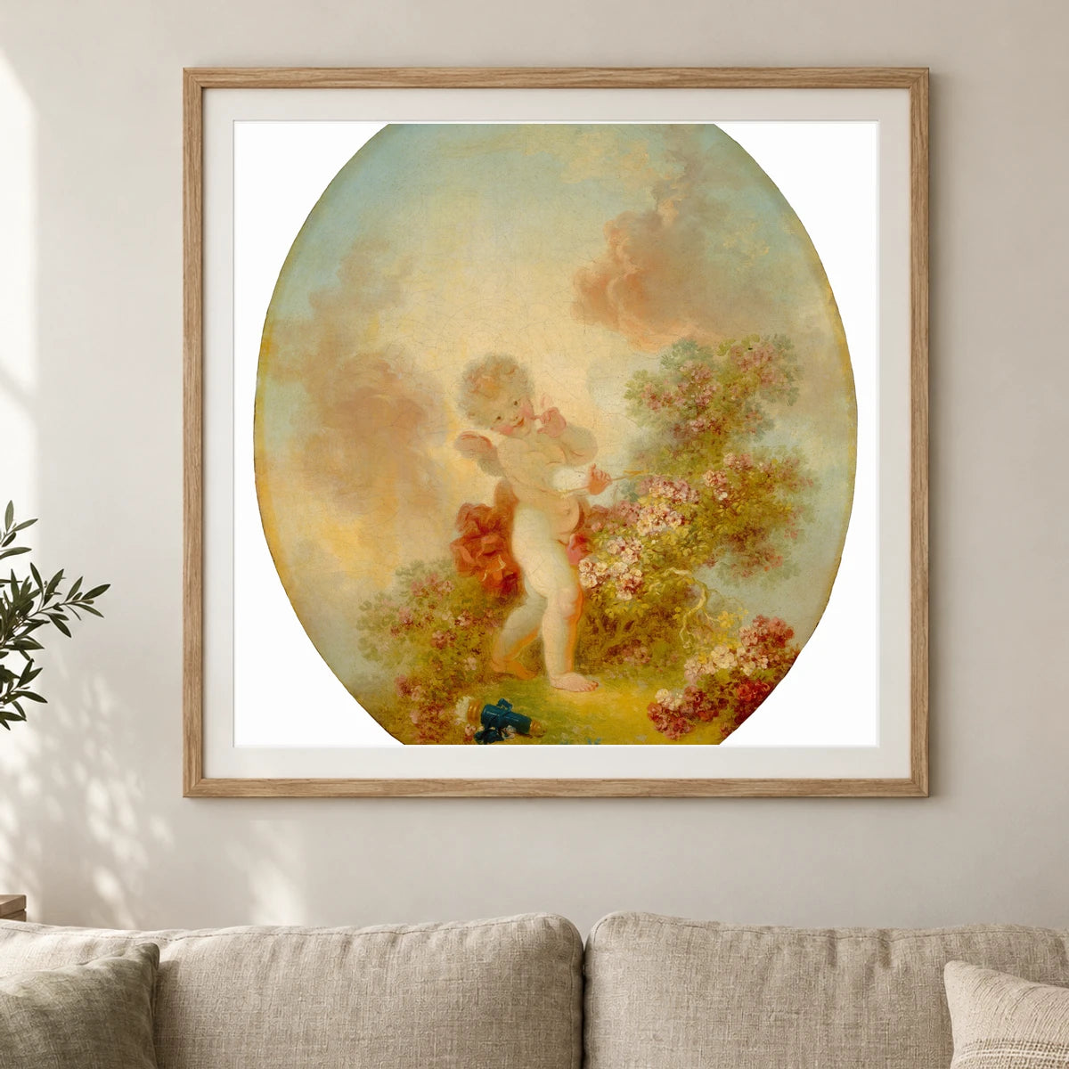 Love The Sentinel 1947.2.2 — Famous Paintings shown in a styled interior