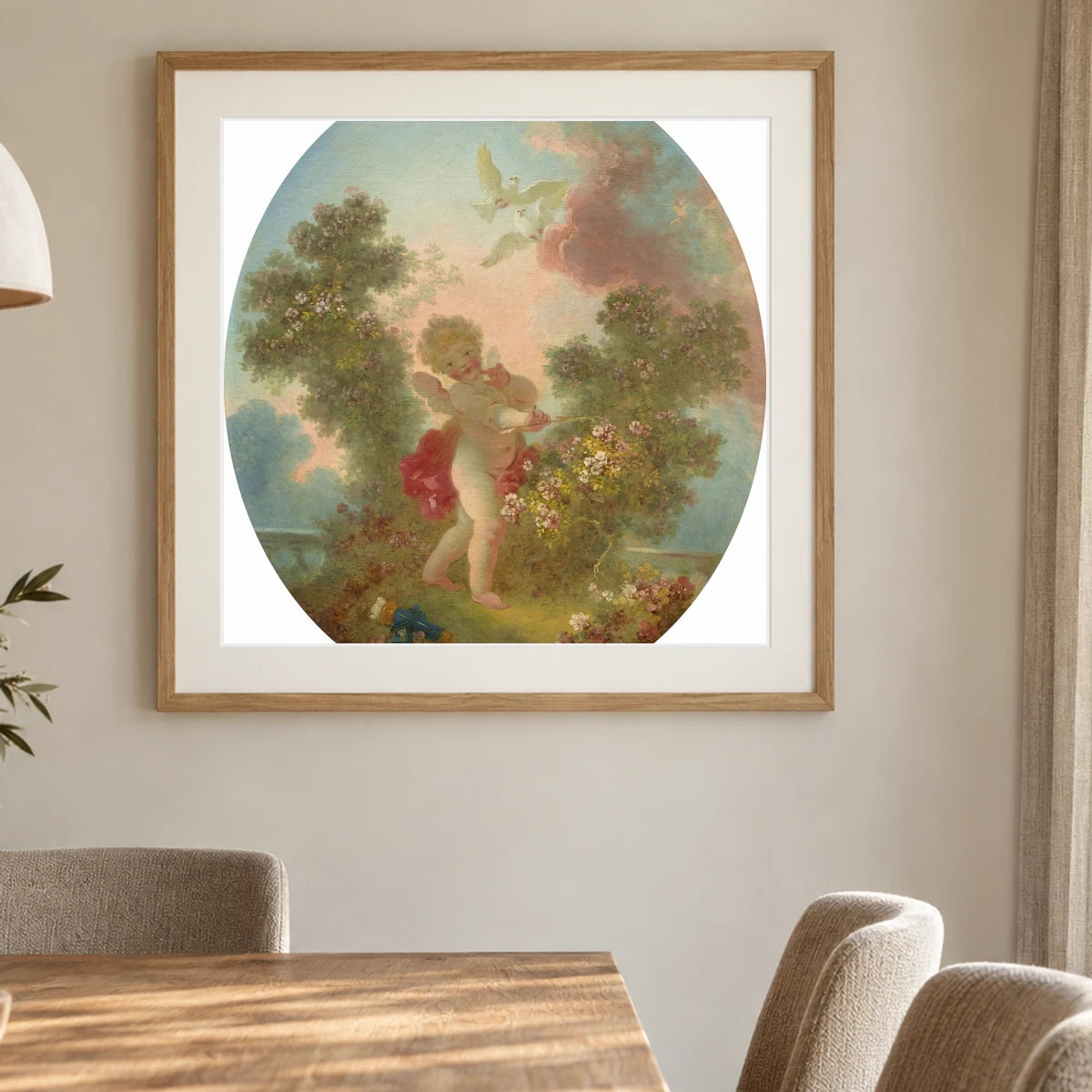 Love The Sentinel 1970.17.112 — Famous Paintings shown in a styled interior