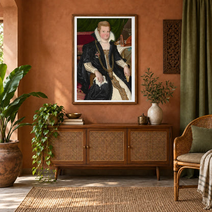 Lucia Bonasoni Garzoni 2022.38.1 — Famous Paintings shown in a styled interior