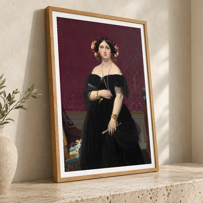 Madame Moitessier 1946.7.18 — Famous Paintings famous paintings print by SaamCrafts