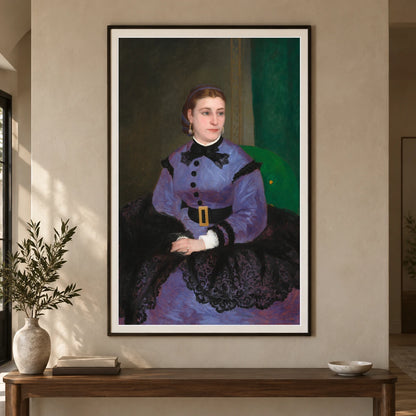 Mademoiselle Sicot 1963.10.209 — Famous Paintings shown in a styled interior