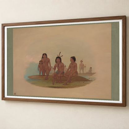 Marahua Indians 1965.16.240 — Famous Paintings famous paintings print by SaamCrafts