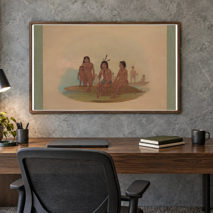 Marahua Indians 1965.16.240 — Famous Paintings shown in a styled interior