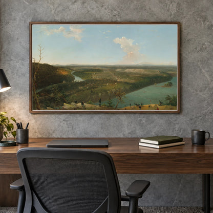 Maryland Heights Siege Of Harpers Ferry 2016.22.12 — Famous Paintings shown in a styled interior
