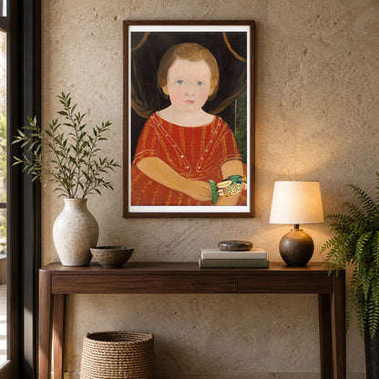 Master Cleeves 1953.5.33 — Famous Paintings shown in a styled interior