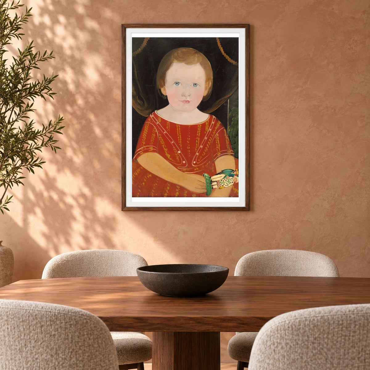 Master Cleeves 1953.5.33 — Famous Paintings shown in a styled interior