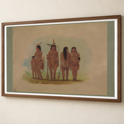 Members Of The Payaguas Tribe 1965.16.245 — Famous Paintings famous paintings print by SaamCrafts