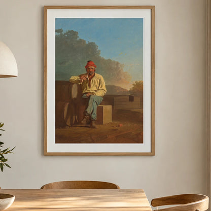 Mississippi Boatman 2004.66.1 — Famous Paintings shown in a styled interior