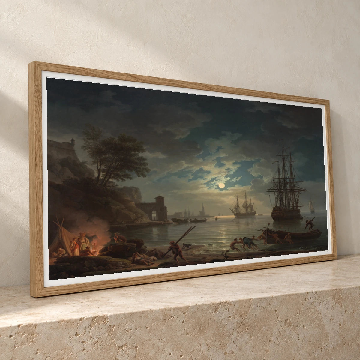 Moonlight 2018.13.1 — Famous Paintings famous paintings print by SaamCrafts