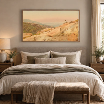 Mount Desert Island, Maine 2016.141.1 — Famous Paintings shown in a styled interior