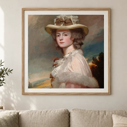 Mrs. Davies Davenport 1937.1.105 — Famous Paintings shown in a styled interior