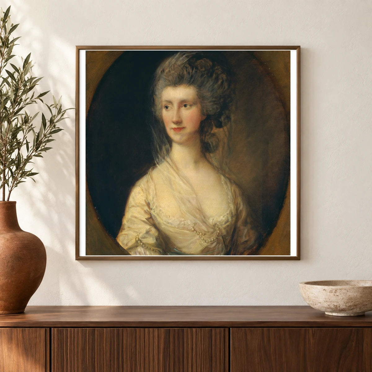 Mrs. John Taylor 1937.1.100 — Famous Paintings shown in a styled interior