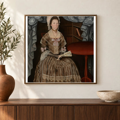 Mrs. Samuel Chandler 1964.23.2 — Famous Paintings shown in a styled interior