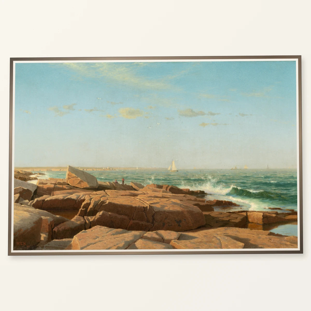 Narragansett Bay 2010.10.1 — Famous Paintings famous paintings print by SaamCrafts