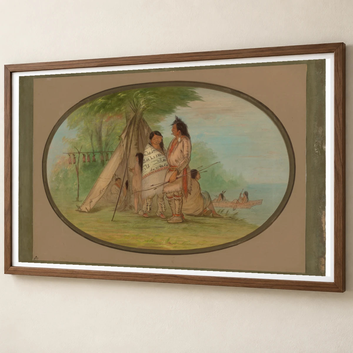 Nayas Indians 1965.16.153 — Famous Paintings famous paintings print by SaamCrafts