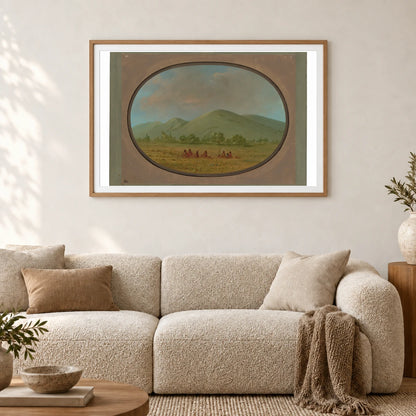 Nishnabotana Bluffs, Upper Missouri 1965.16.203 — Famous Paintings shown in a styled interior