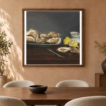 Oysters 1962.3.1 — Famous Paintings shown in a styled interior