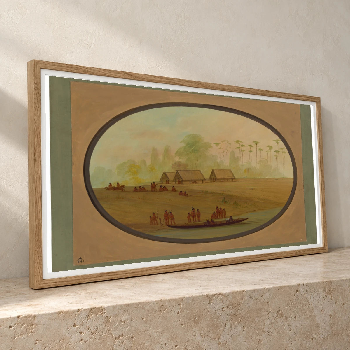 Painting The Lengua Chief 1965.16.298 — Famous Paintings famous paintings print by SaamCrafts
