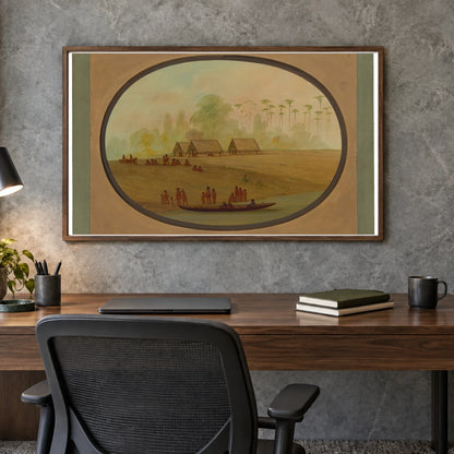 Painting The Lengua Chief 1965.16.298 — Famous Paintings shown in a styled interior