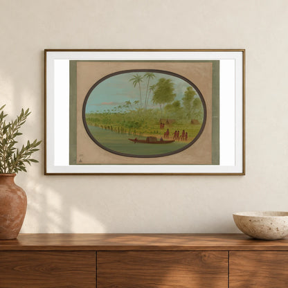 Painting The Tobos Chief 1965.16.290 — Famous Paintings shown in a styled interior