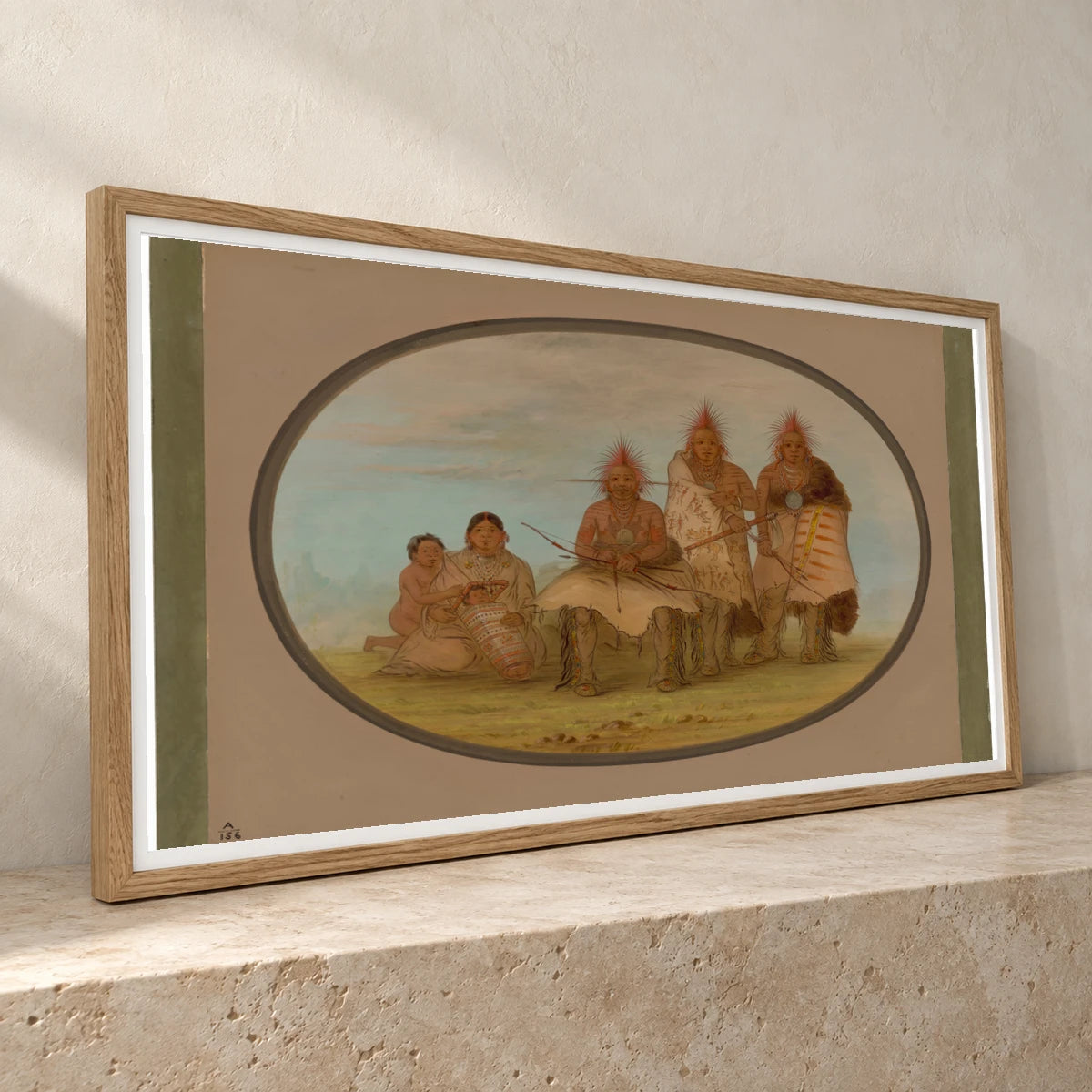 Pawnee Indians 1965.16.60 — Famous Paintings famous paintings print by SaamCrafts