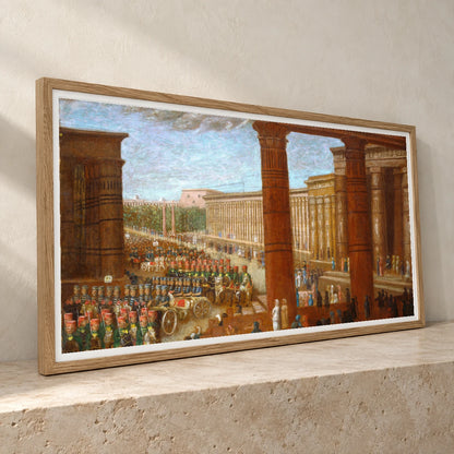 Pharaoh S Army Marching 1978.80.4 — Famous Paintings famous paintings print by SaamCrafts