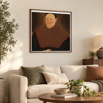 Portrait Of An Old Lady 1955.11.15 — Famous Paintings shown in a styled interior