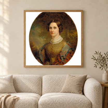 Portrait Of A Lady 1947.17.58 — Famous Paintings shown in a styled interior