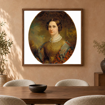 Portrait Of A Lady 1947.17.58 — Famous Paintings shown in a styled interior