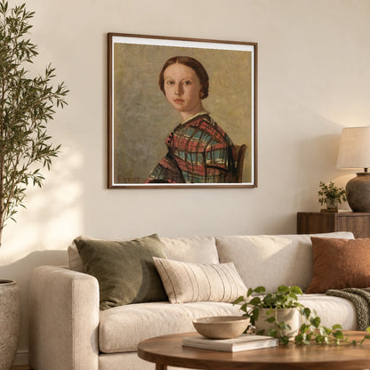 Portrait Of A Young Girl 1963.10.9 — Famous Paintings shown in a styled interior