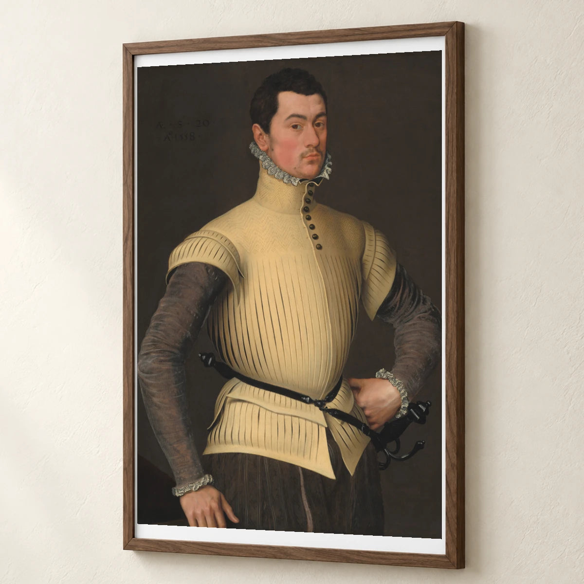 Portrait Of A Young Man 1961.9.79 — Famous Paintings famous paintings print by SaamCrafts