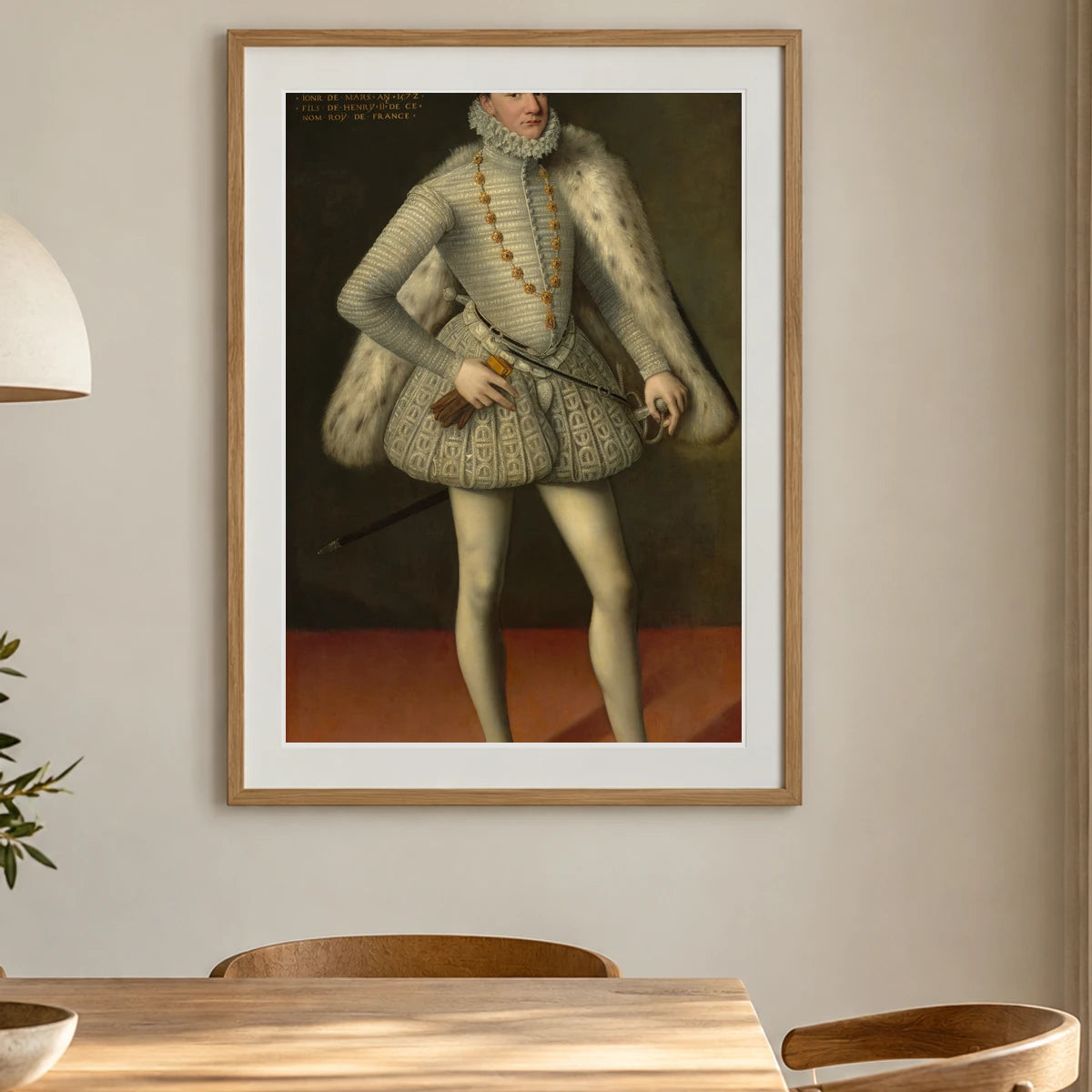 Prince Hercule Francois, Duc D Alencon 1961.9.55 — Famous Paintings shown in a styled interior