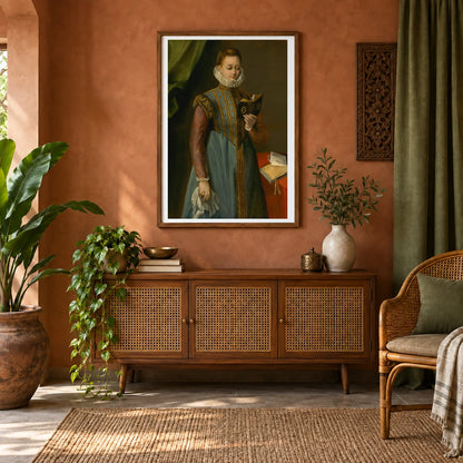 Quintilia Fischieri 1939.1.165 — Famous Paintings shown in a styled interior