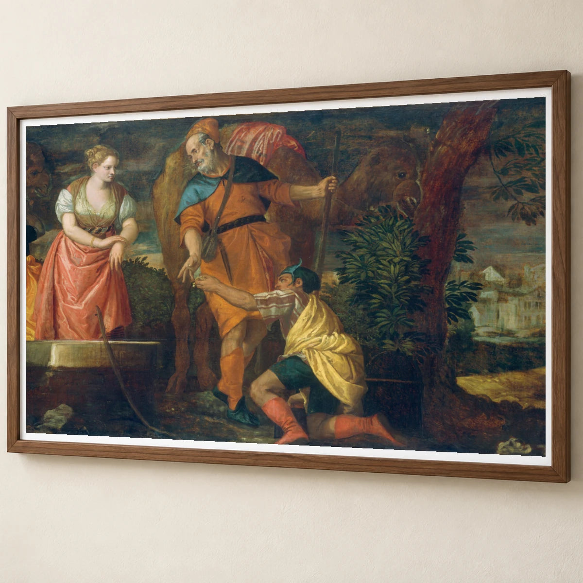 Rebecca At The Well 1952.5.82 — Famous Paintings famous paintings print by SaamCrafts