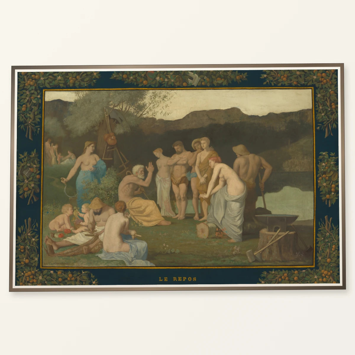 Rest 1942.9.54 — Famous Paintings famous paintings print by SaamCrafts