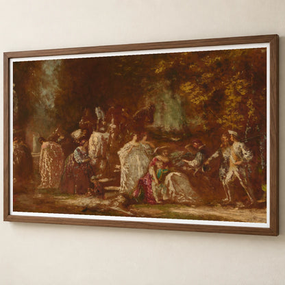 Return From The Hunt 2015.19.32 — Famous Paintings famous paintings print by SaamCrafts