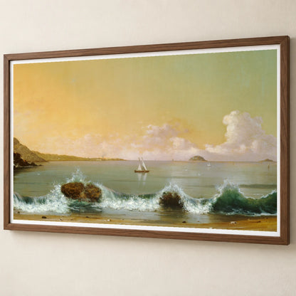 Rio De Janeiro Bay 1965.2.1 — Famous Paintings famous paintings print by SaamCrafts
