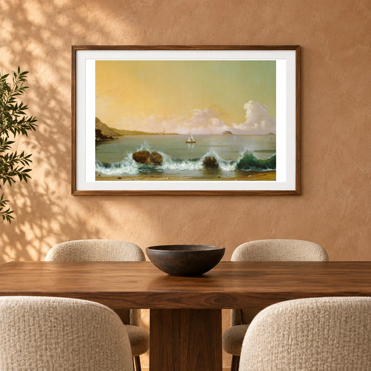 Rio De Janeiro Bay 1965.2.1 — Famous Paintings shown in a styled interior