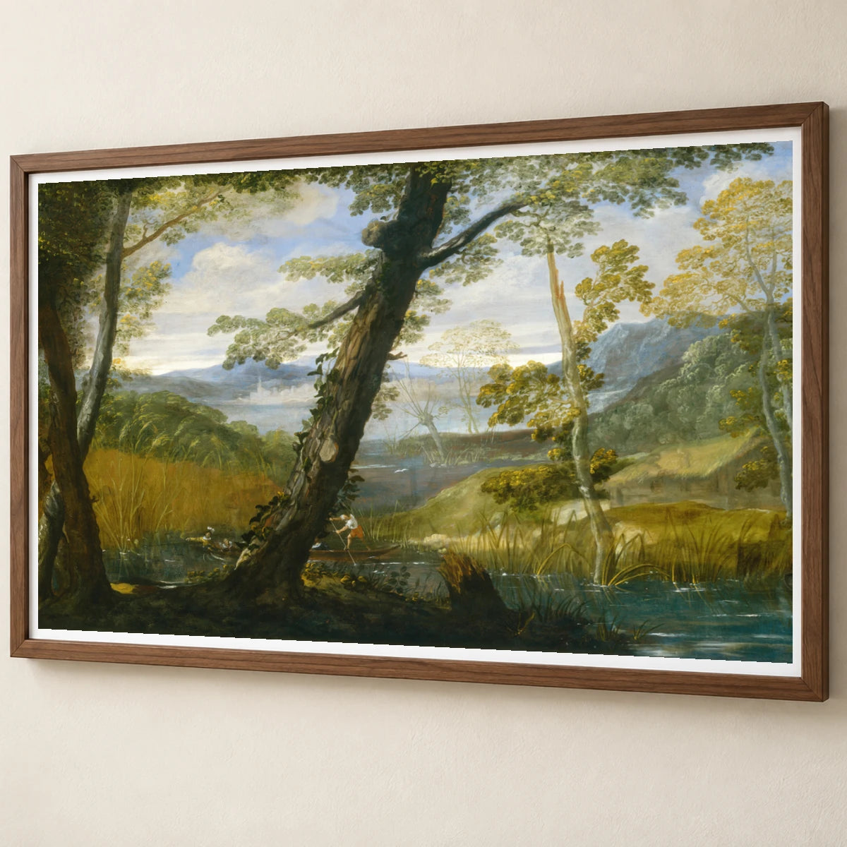 River Landscape 1952.5.58 — Famous Paintings famous paintings print by SaamCrafts