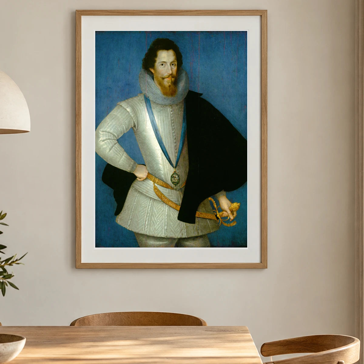 Robert Devereux, 2nd Earl Of Essex 1947.18.1 — Famous Paintings shown in a styled interior