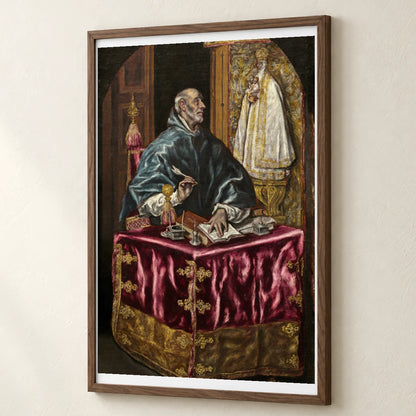 Saint Ildefonso 1937.1.83 — Famous Paintings famous paintings print by SaamCrafts