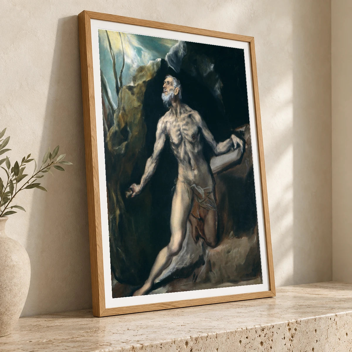 Saint Jerome 1943.7.6 — Famous Paintings famous paintings print by SaamCrafts