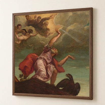 Saint John The Evangelist On Patmos 1957.14.6 — Famous Paintings famous paintings print by SaamCrafts