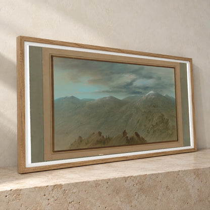 Salmon River Mountains 1965.16.201 — Famous Paintings famous paintings print by SaamCrafts