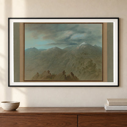 Salmon River Mountains 1965.16.201 — Famous Paintings shown in a styled interior