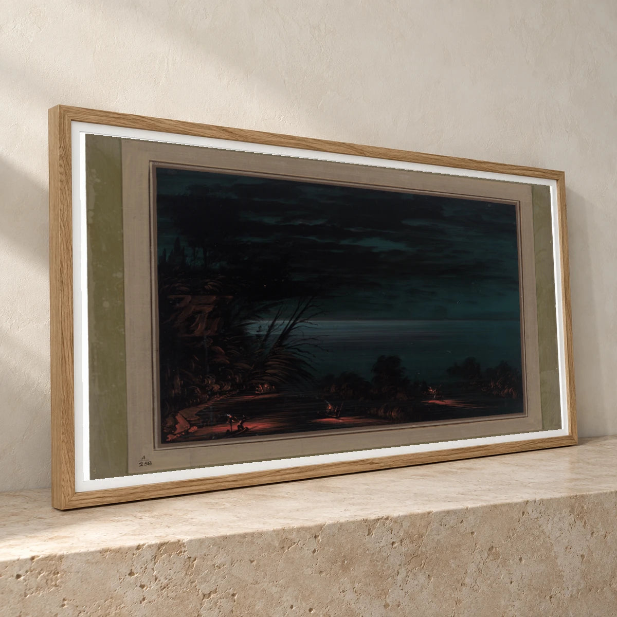 Salmon Spearing Ottowas 1965.16.141 — Famous Paintings famous paintings print by SaamCrafts