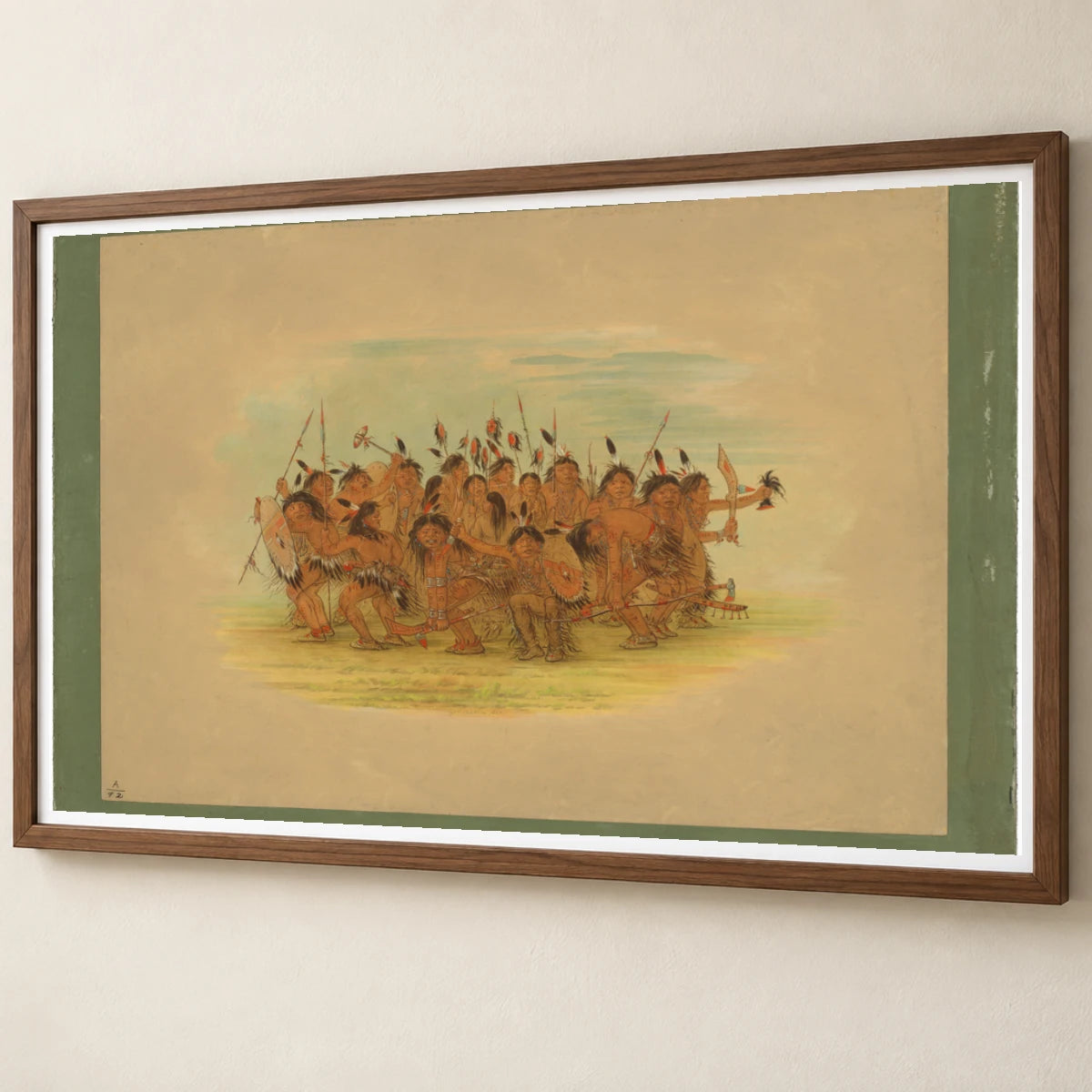 Scalp Dance Sioux 1965.16.5 — Famous Paintings famous paintings print by SaamCrafts