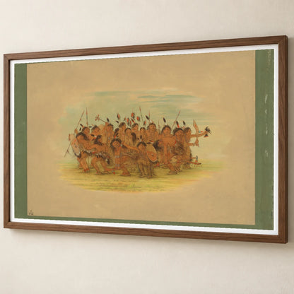Scalp Dance Sioux 1965.16.5 — Famous Paintings famous paintings print by SaamCrafts