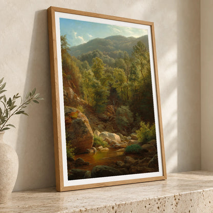 Scene In The Catskills 2014.136.108 — Famous Paintings famous paintings print by SaamCrafts